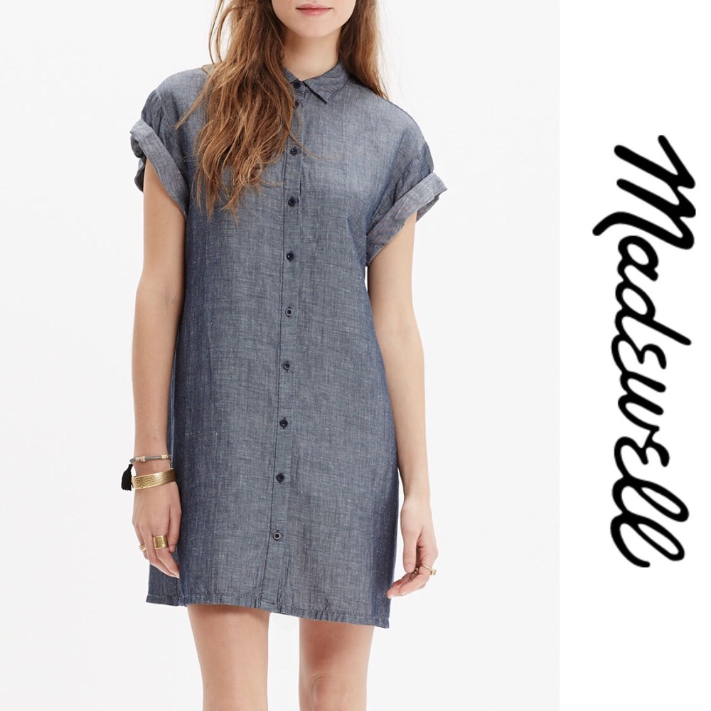 Madewell Chambray Tunic Dress